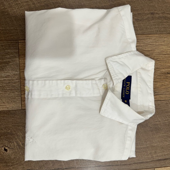 Polo Ralph Lauren White Button Down Shirt - Picture 3 of 3